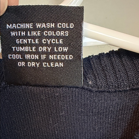 FAZE 1 Kids Size 4 Dark Blue and Light Gray V-Neck Sweater - Picture 3 of 4